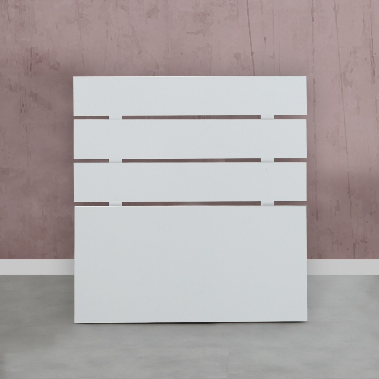 Tablie de pat, Hanah Home, Fuga 120, 120x100x3 cm, Alb - imagine 5